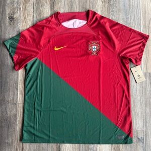 Brand New Nike Portugal Men's Soccer Authentic Jersey 2022/23 Home World Cup XXL